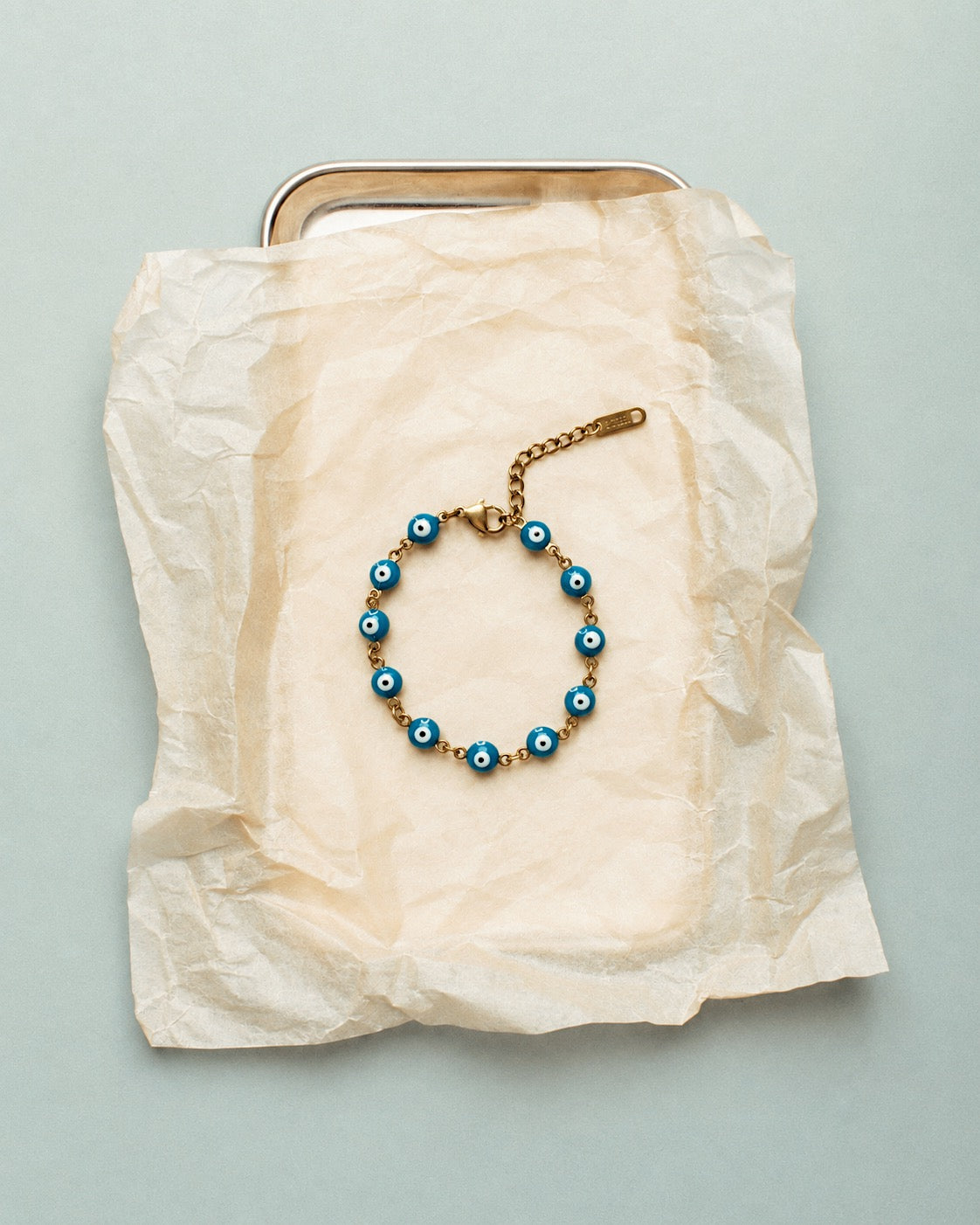 Eye Bracelet in Dark Blue
