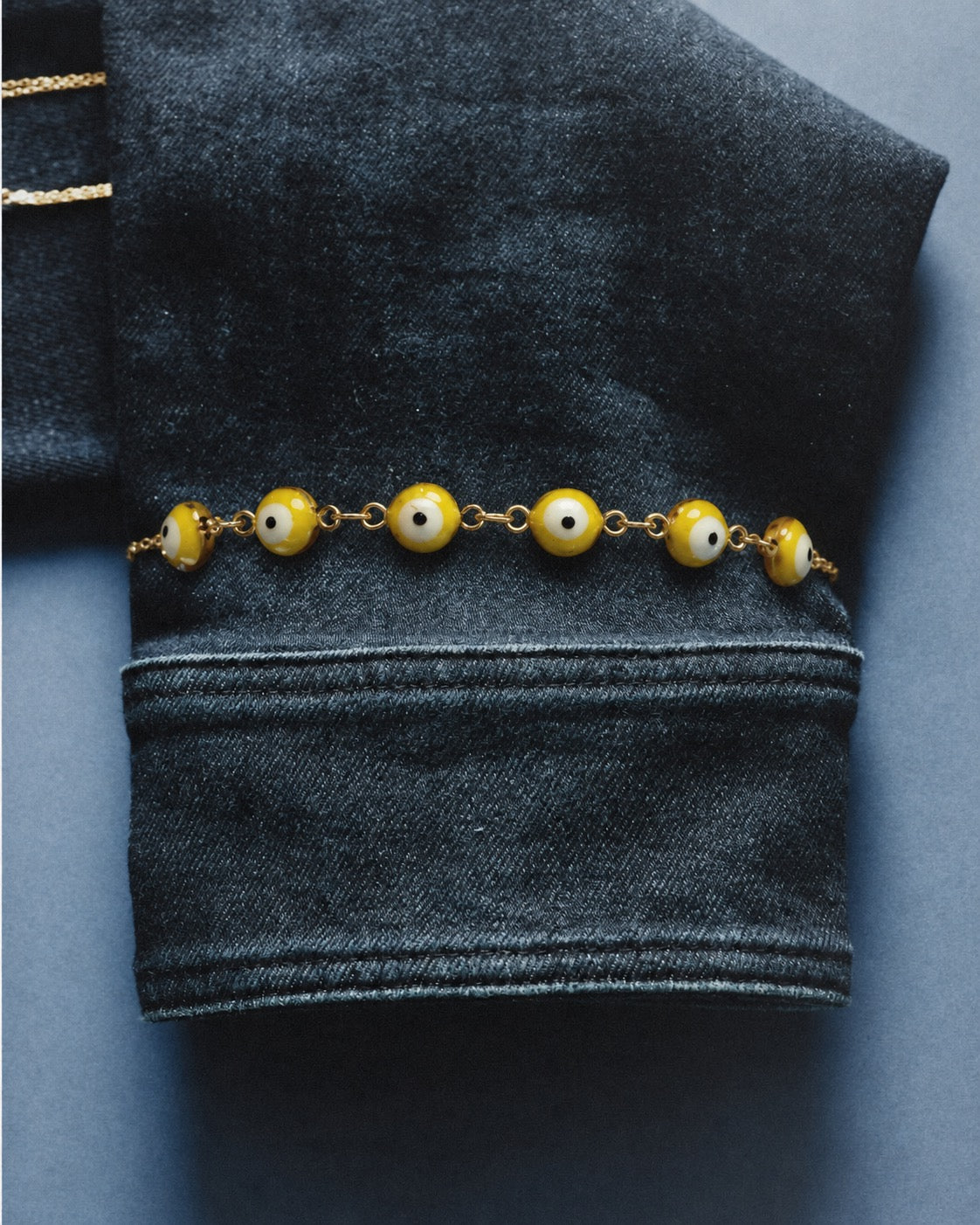 Eye Bracelet in Yellow