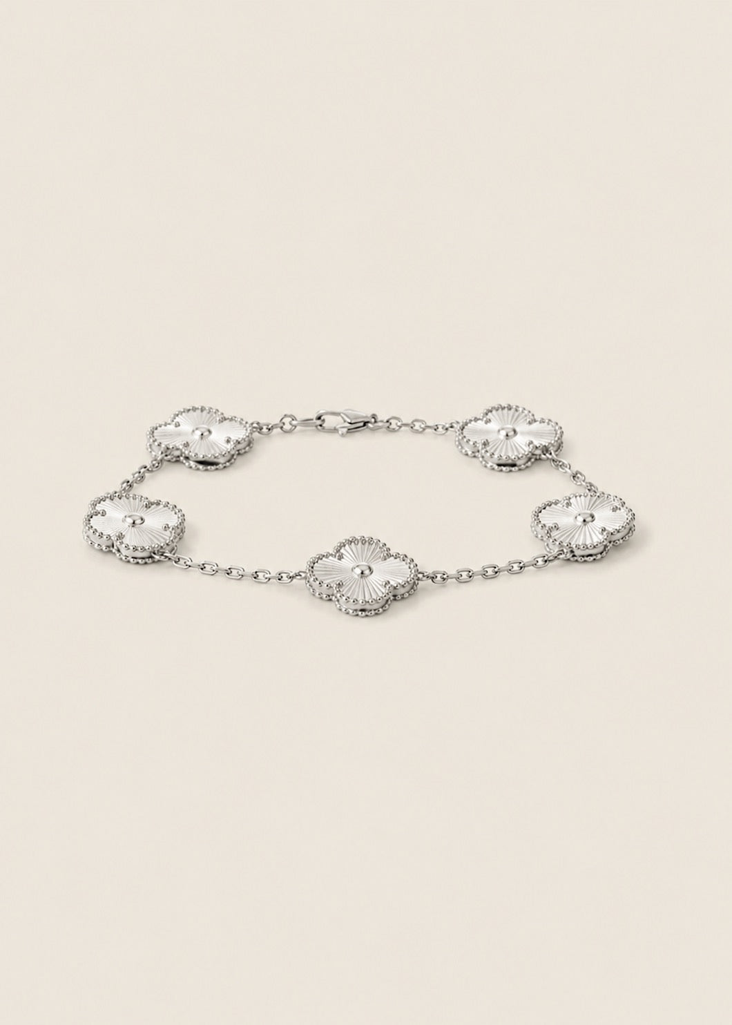 Clover Silver Bracelet