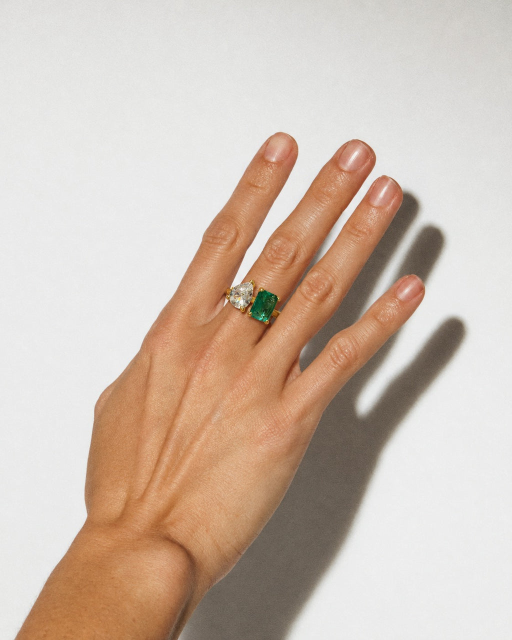 Serene Ring in Emerald