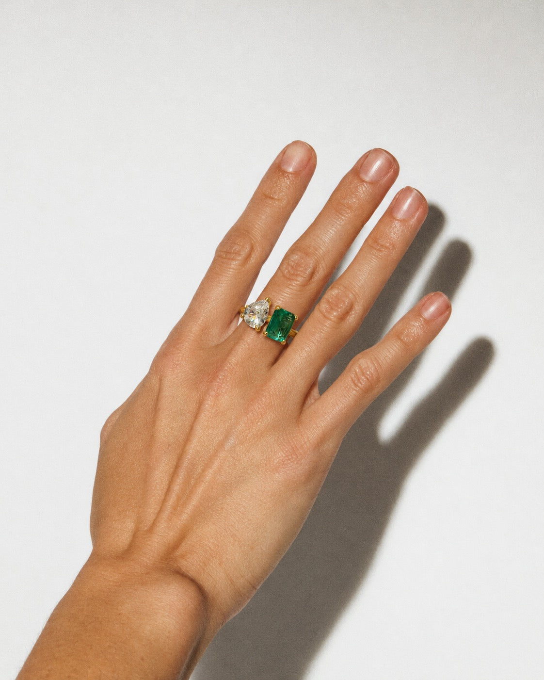 Serene Ring in Emerald