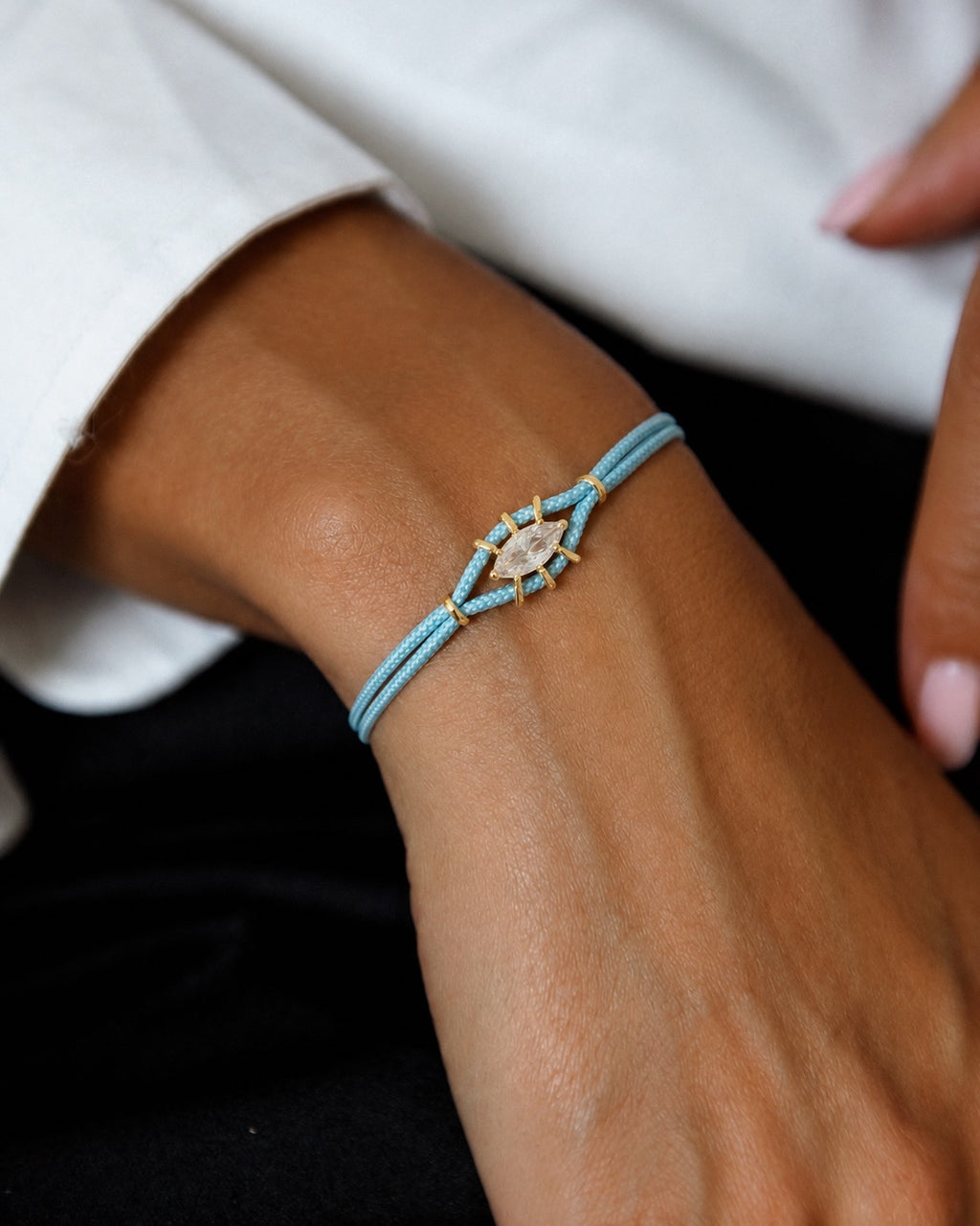 Gaze Bracelet in Sky Blue