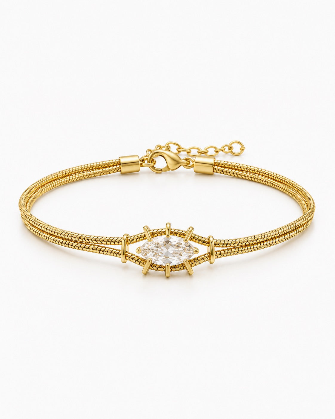 Gaze Bracelet in Gold