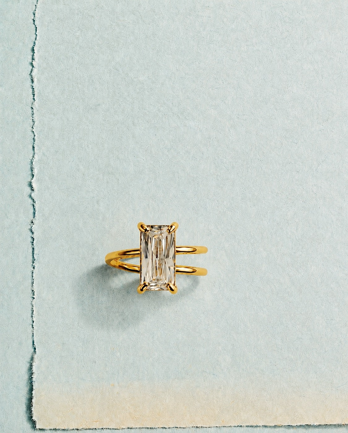 Asym Solitaire Ring