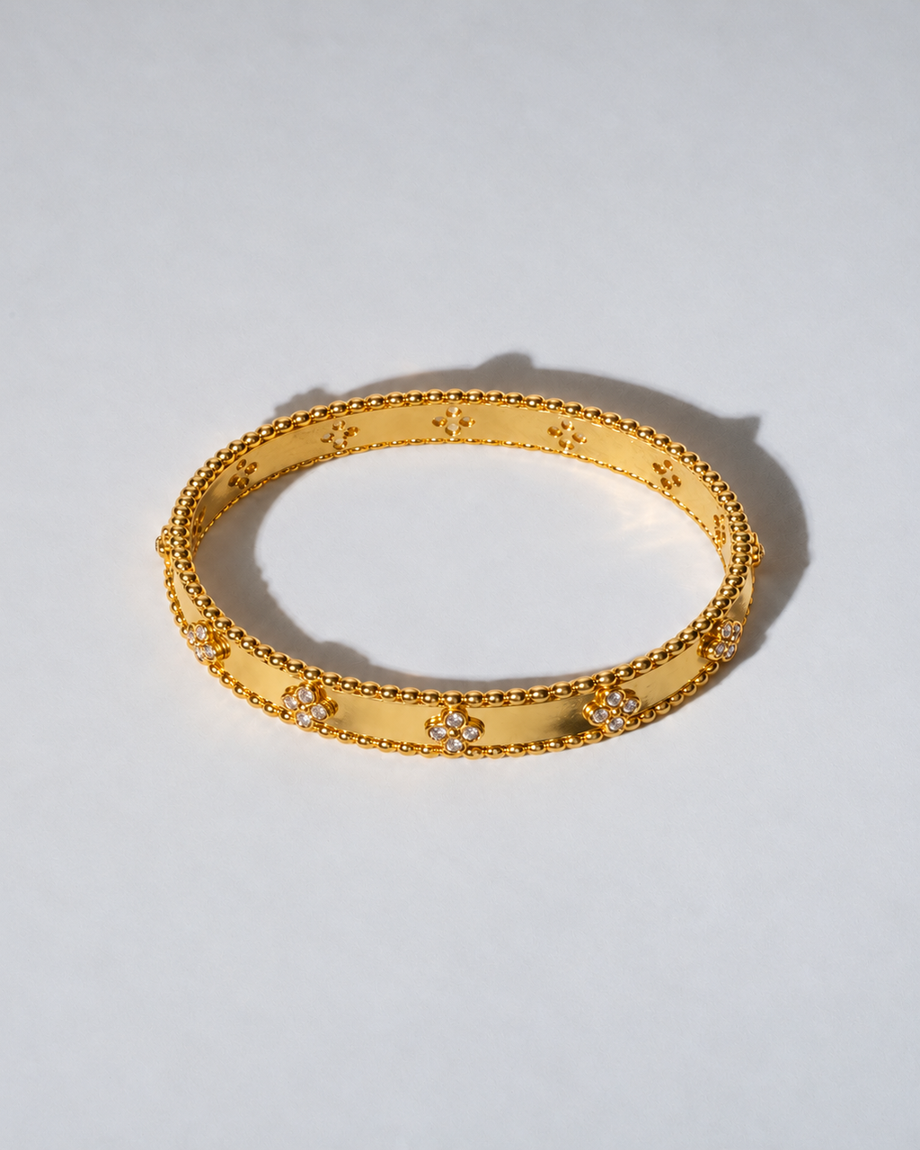 Clover Bead Bangle