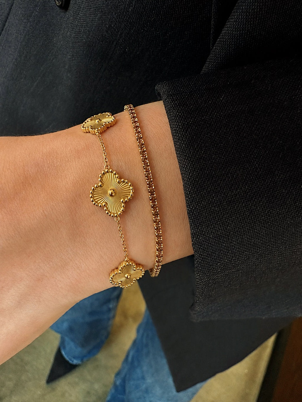 Clover Gold Bracelet