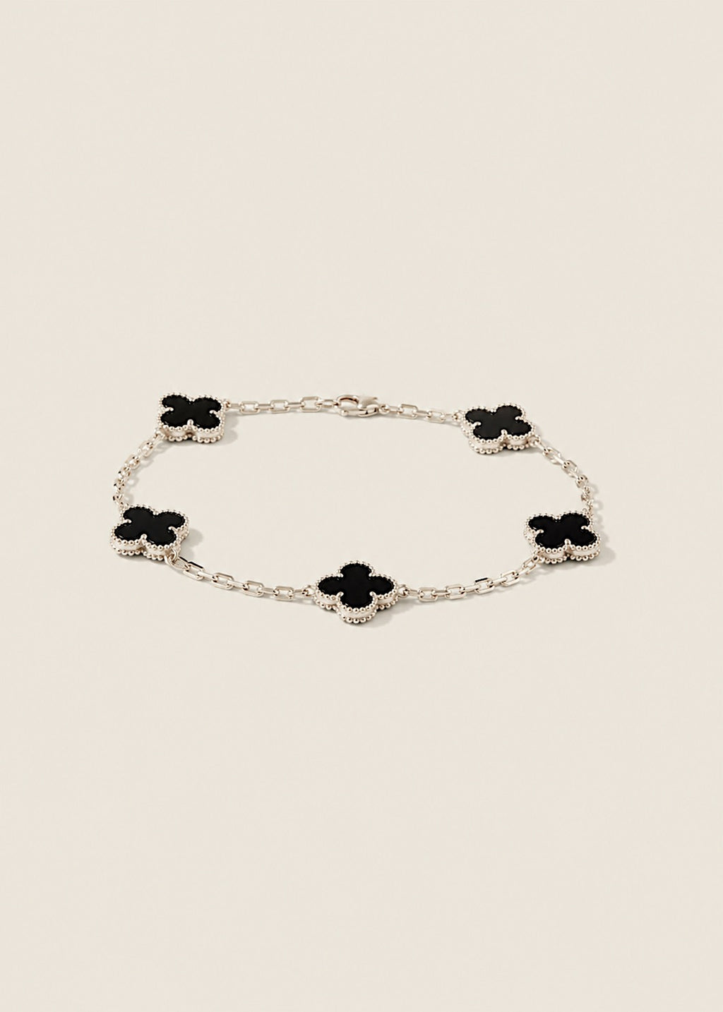 Clover Black Bracelet
