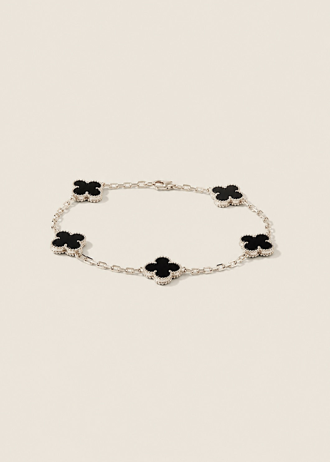 Clover Black Bracelet