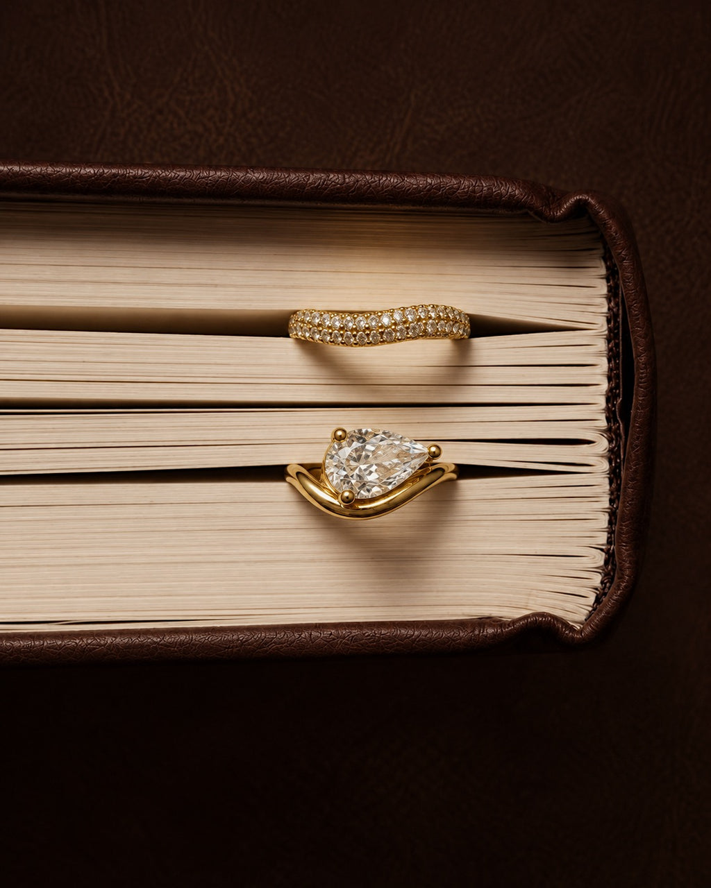 Amelie Pave Two-Set Ring
