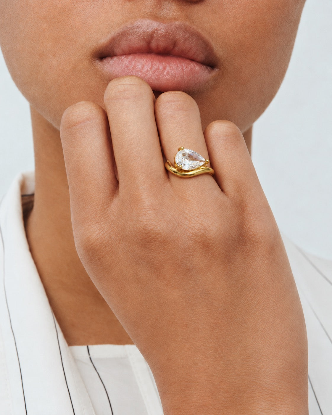 Amelie Pave Two-Set Ring