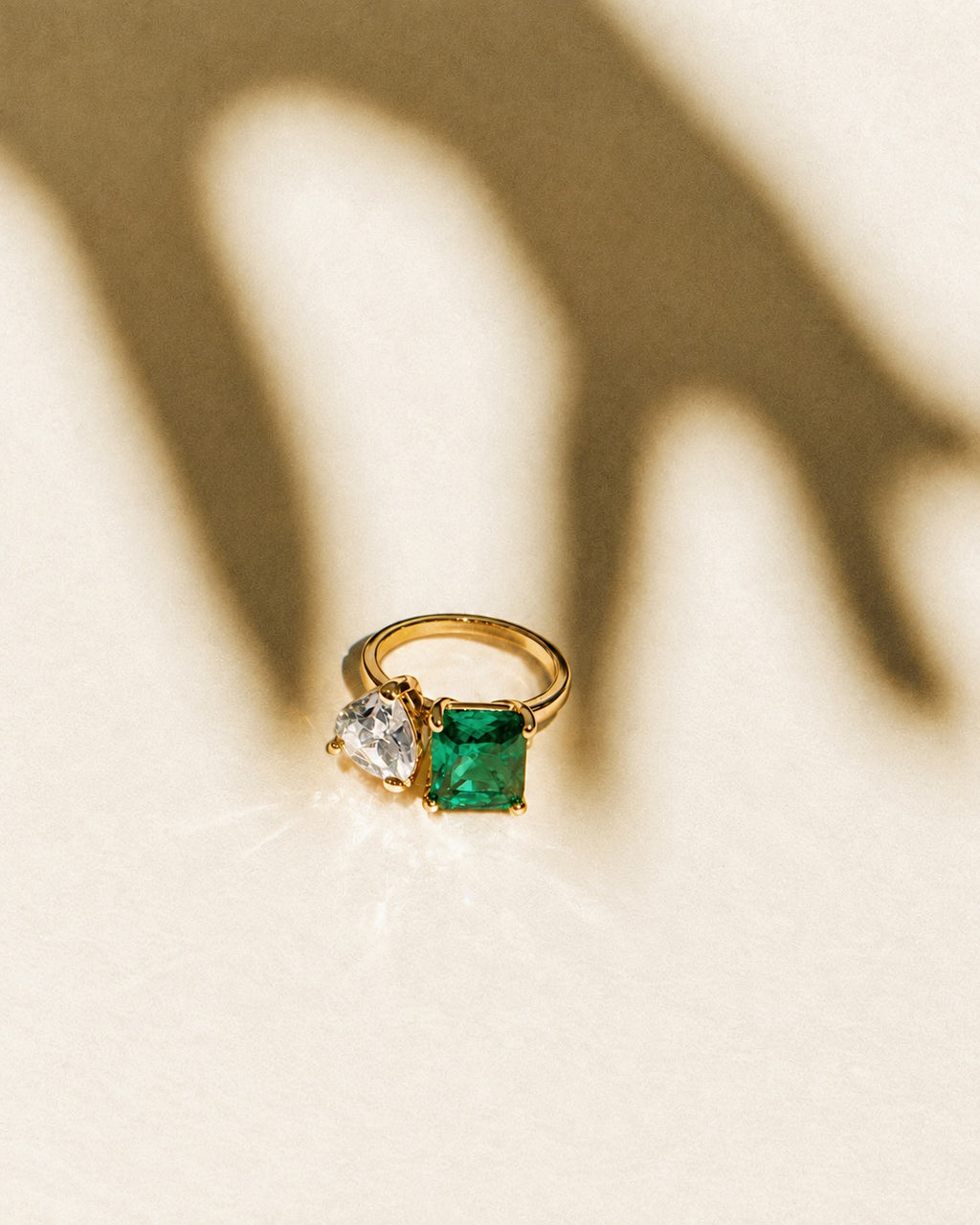 Serene Ring in Emerald