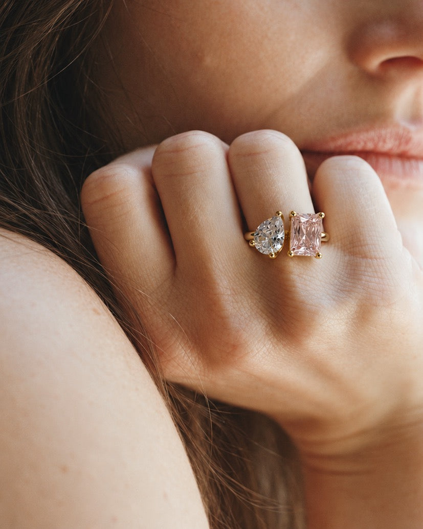 Serene Ring in Light Pink