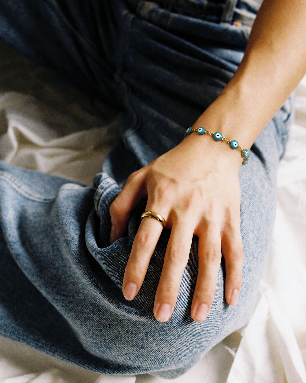 Eye Bracelet in Capri