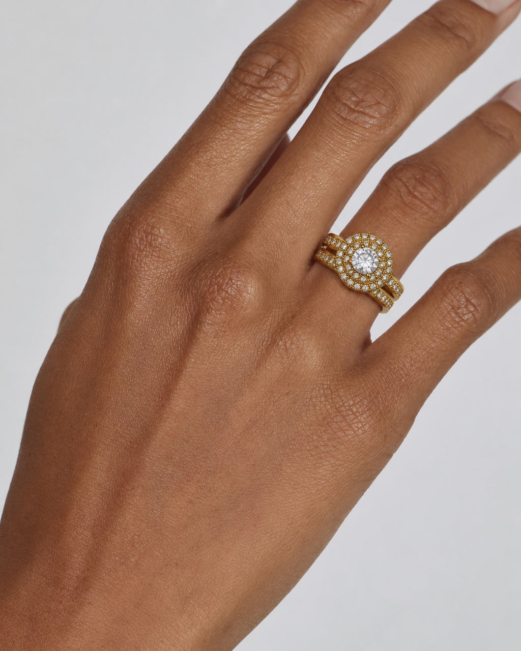 Rosette Two-Set Ring