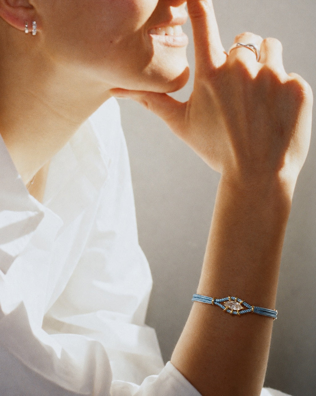 Gaze Bracelet in Sky Blue