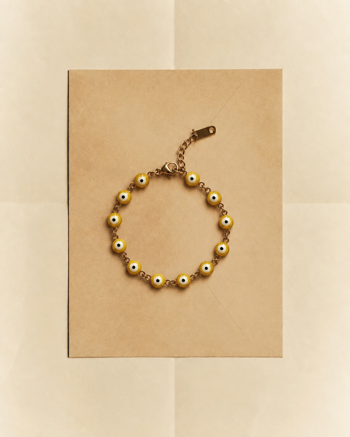 Eye Bracelet in Yellow